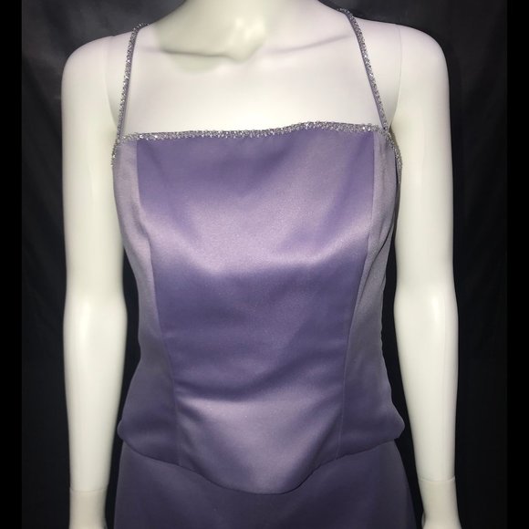 B2 Purple 3 piece Evening Special Occasions Gown - Picture 2 of 6